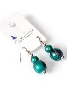 E001TG - Earrings Papaya Ball