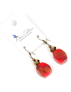E122PR - Earrings Papaya Petite