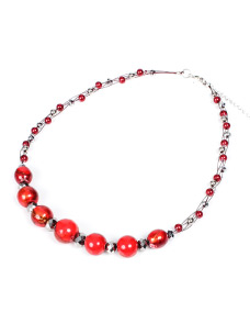 N104PR - Necklace Papaya Graceful